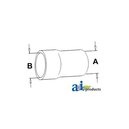 A & I Products Radiator Hose, Lower 5.2" x3" x3" A-R63696
